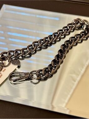 Gold Blush Black Gunmetal Handbag Chain